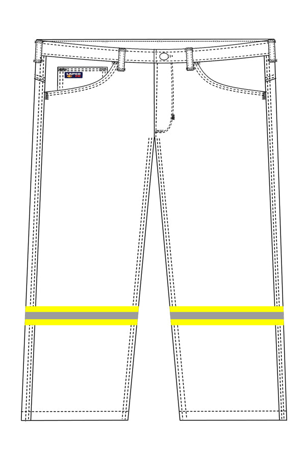 Lapcofr Reflective Tape-Legs | Jeans & Pants 2 Yellow/Silver/Yellow
