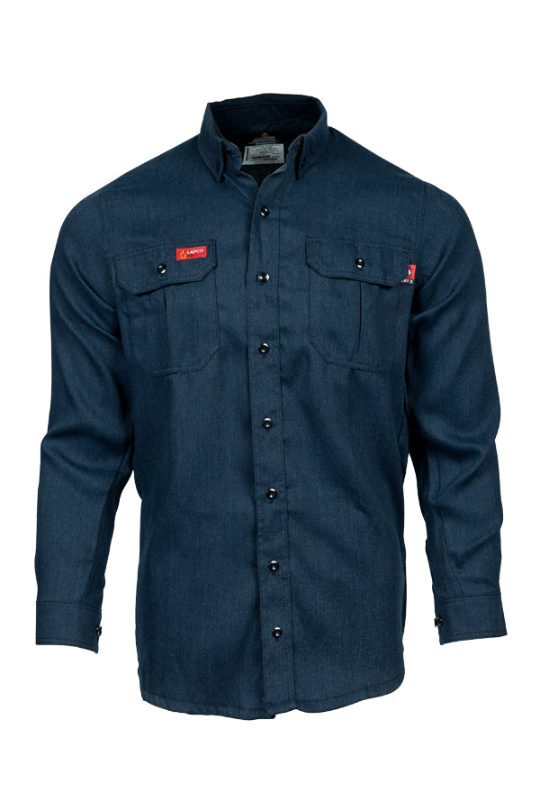 FR Modern Uniform Shirt | 5oz. Tecasafe® One Inherent | Denim Navy