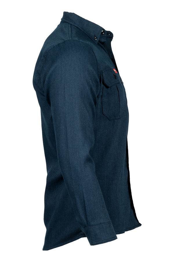 FR Modern Uniform Shirt | 5oz. Tecasafe® One Inherent | Denim Navy