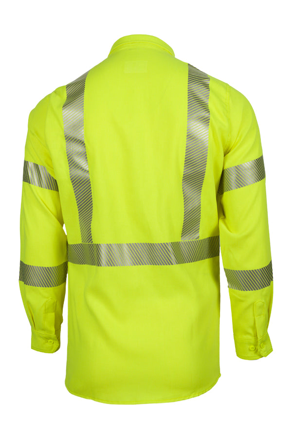 FR Modern Hi-Viz Uniform Shirt | Class 3 | 5oz. Tecasafe® One Inherent