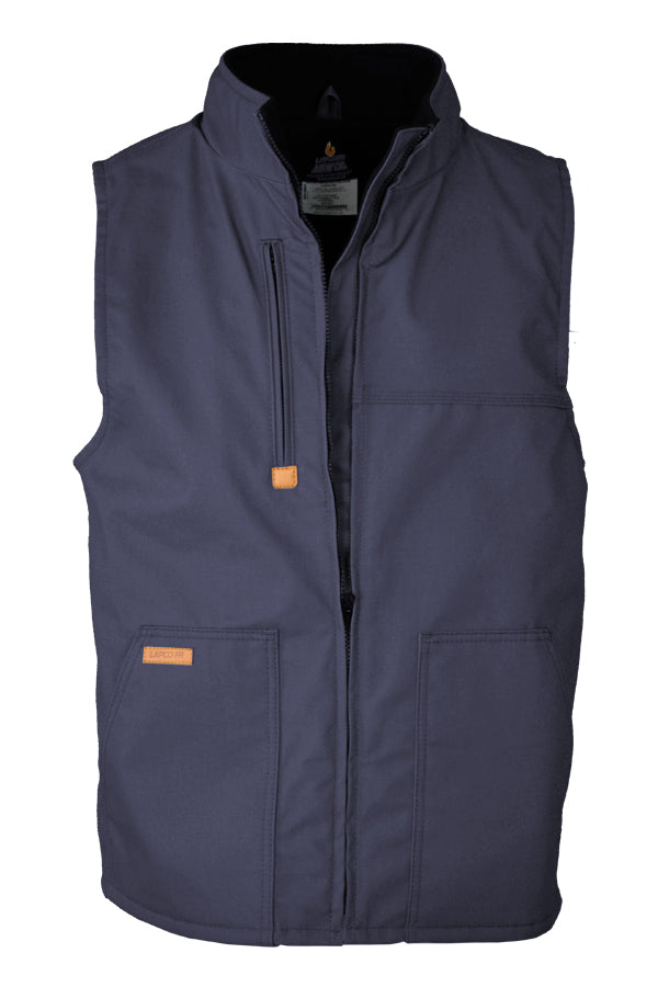 Navy fr fleece lined vest