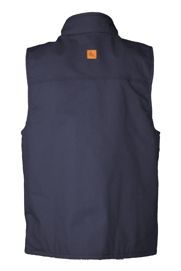 Navy back of vest