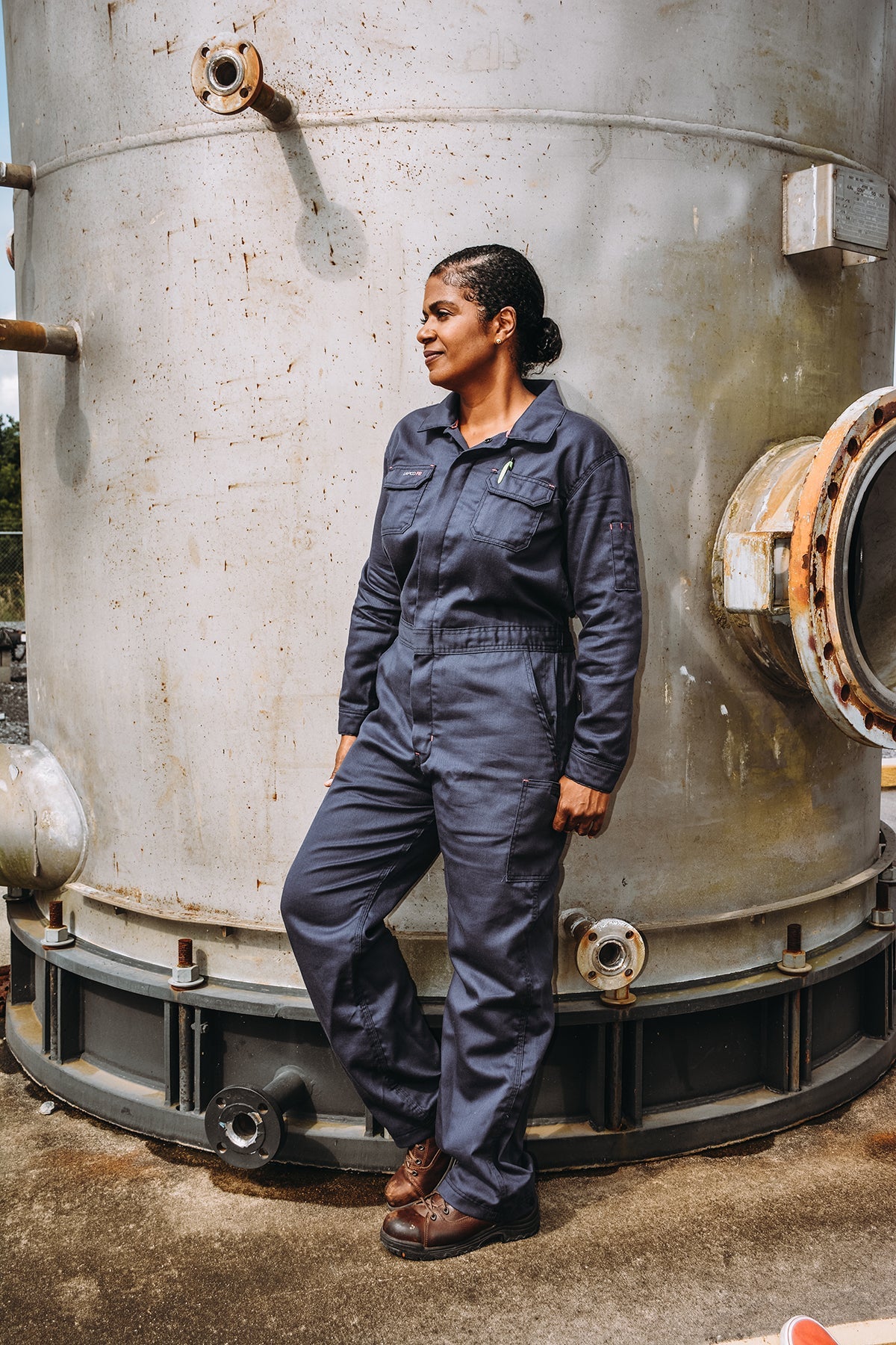 Ladies FR Modern Coveralls | 6oz. 88/12 Blend | Navy